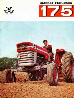 Massey Ferguson MF 175 Operations Manual for MF175 Tractor Service