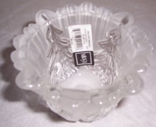 Mikasa Clear Frost Winter Dreams Candle Holder