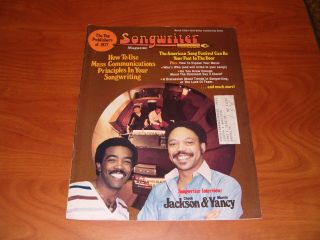 Songwriter March 1978 Vol 3 No 6 Chuck Jackson Marvin Yancy