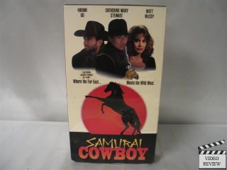 Samurai Cowboy VHS Hiromi Go Robert Conrad Matt McCoy
