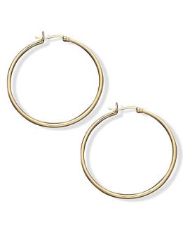 Giani Bernini 24k Gold Over Sterling Silver Earrings, Hoops   Earrings