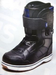 Vans Matlock Mens Boa Snowboarding Boot 2012 Black Blue Sizes 9 10 11
