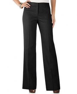 Anne Klein Pants, Straight Leg, Black   Womens Suits & Suit Separates