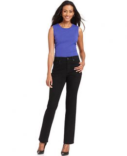 Charter Club Jeans, Curvy Fit Straight Leg Slimming, Blackout Wash