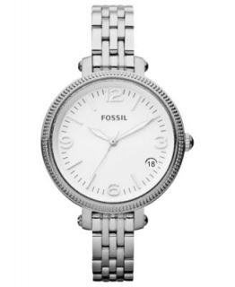 Fossil Watch, Womens Heather Mini Stainless Steel Bracelet 26mm