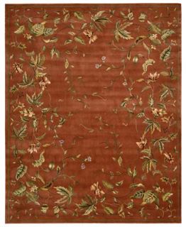 Nourison Area Rug, Julian JL57 Persimmon 3 6 x 5 6