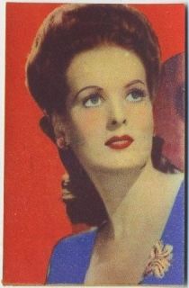 Maureen OHara Vintage 1951 Artisti Del Cinema Card