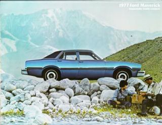 1977 77 Ford Maverick Original Sales Brochure Mint