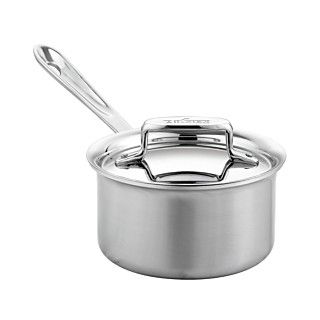 All Clad BD5 Covered Saucepan, 1.5 Qt. Brushed Stainless Steel