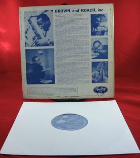 Clifford Brown Max Roach Incorporated LP Emarcy DG Mono Drummer Orig