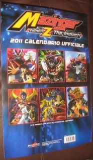 Mazinger Edition Z The Impact 2011 Calendar Yamato Video