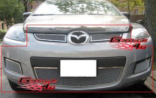 07 09 Mazda CX7 CX 7 Stainless Steel Mesh Grille Combo