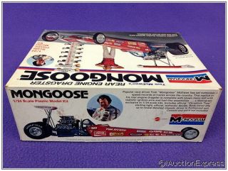 Mattel Monogram 7529 ★ Tom McEwens Mongoose Rear Engine Dragster