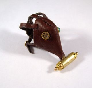 This is a hand made Miniature Medieval Leather Steampunk Gas Mask.It