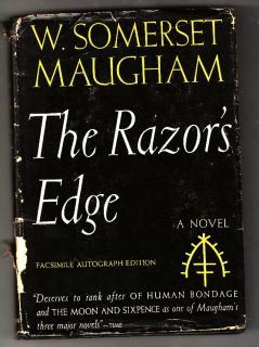 The Razors Edge w Somerset Maugham Exact Facsimile Copy HCDJ