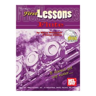 First Lessons Flute Book CD Set by McCaskill Gilliam