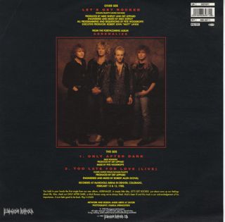 Def Leppard Lets Get Rocked 12 Vinyl Picture Disc Single Excellent