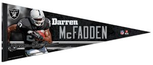 Darren McFadden SIGNATURE SERIES Oakland Raiders Action Premium Felt