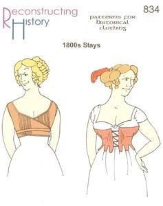 Regency Empire Stays Corset Costume Pattern Size 6 24 Jane Austen