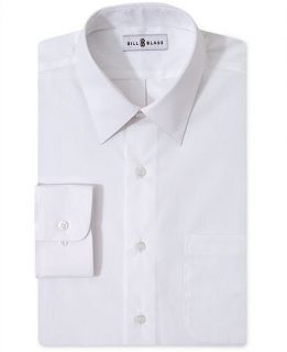 Bill Blass Dress Shirt, Solid Long Sleeve   Mens Dress Shirts