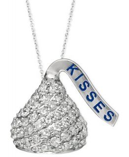 14k White Gold Hershey Kiss Pendant, Diamond (1/4 ct. t.w.)