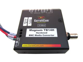 Magnum TB14H 48VDC Hardened BNC 10 MB s Media Converter