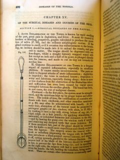 1860 Old Antique Civil War Medical Book Surgery Medicine Union Surgeon
