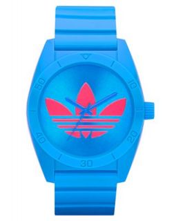 adidas Watch, Blue Polyurethane Strap 42mm ADH2698