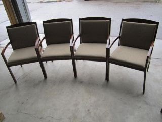 Lot of 5 Dental Medical Office Lobby Waiting Room Chairs