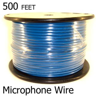 Microphone Mic Audio Cable 500 Bulk Premium New Blue