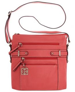 Giani Bernini Handbag, Pebble Multi Zip Pocket Crossbody Bag