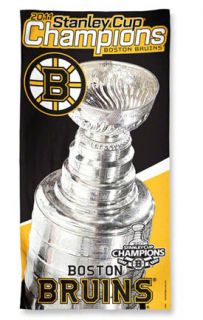 Boston Bruins Stanley Cup Champs Bath or Beach Towel