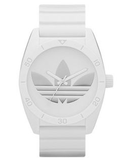 adidas Watch, White Polyurethane Strap 42mm ADH2703   All Watches
