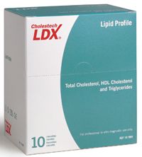 Lipid Profile Cassette Test F Cholestech LDX 10 BX