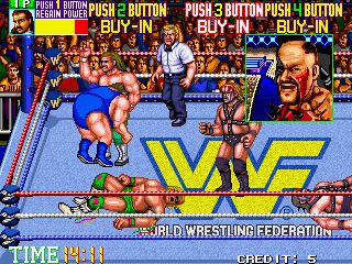 WWE WWF Wrestlefest Superstars Arcade Game EXTRAS