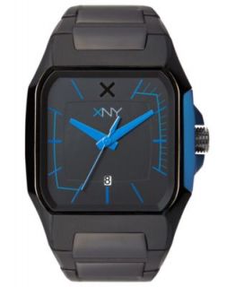 XNY Watch, Mens Tailored Streetwear Black Ion Finish Stainless Steel