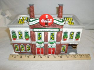 Dept 56 Coca Cola Snow Village Bottling Plant 1994 Original Box 5469 0