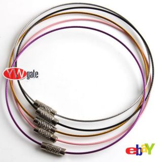 Ship Various Color Loops Memory Beading Wire for Bracelet 22cm TO PICK