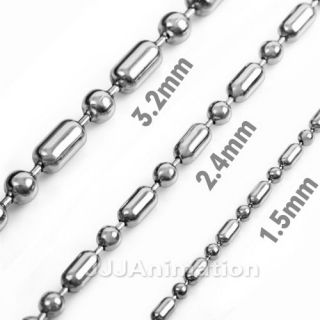 Mens Stainless Steel Necklace Bar Chain 11 29 VJ754