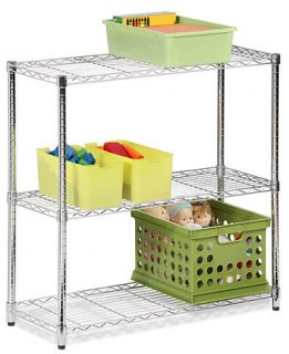 Honey Can Do Storage Shelf, 48 Chrome 3 Tier   Cleaning & Organizing