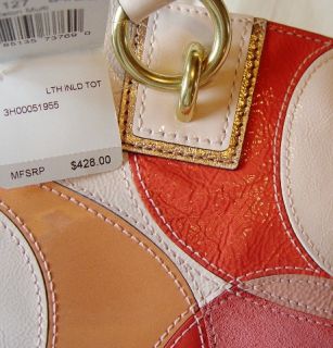 Melon Patent Leather Coach Signature Bag $428 00