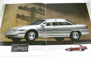 1995 95 Mercury Sable Brochure GS LS Sedan and Wagon