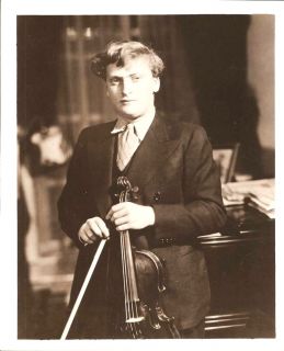 Yehudin Menuhin at G M Concerts 1935 Youthful