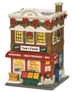 Department 56 Snow Village Toms Foods