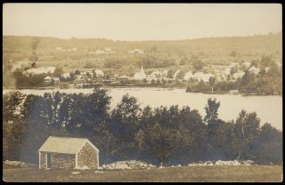 Melvin Village NH New Hampshire Lake Winnipesaukee 1909 RPPC