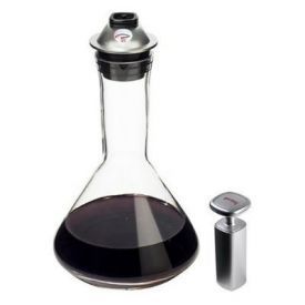 Metrokane V1 Vacuum Wine Decanter Preserving Decanting