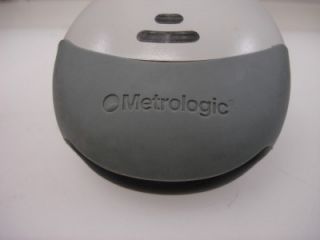 Metrologic Voyager MS9520 Barcode Scanner White Grey as Is