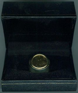 Mens 13 7 Gram 14k Yellow Gold American Eagle Coin Ring