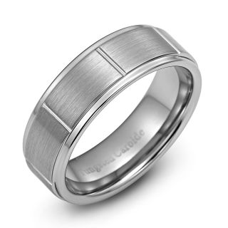 New Tungsten Carbide Wedding Ring Mens Wedding Band Size 8 12
