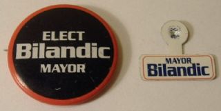 Mayor Michael Bilandic 79 Chicago Button Pin